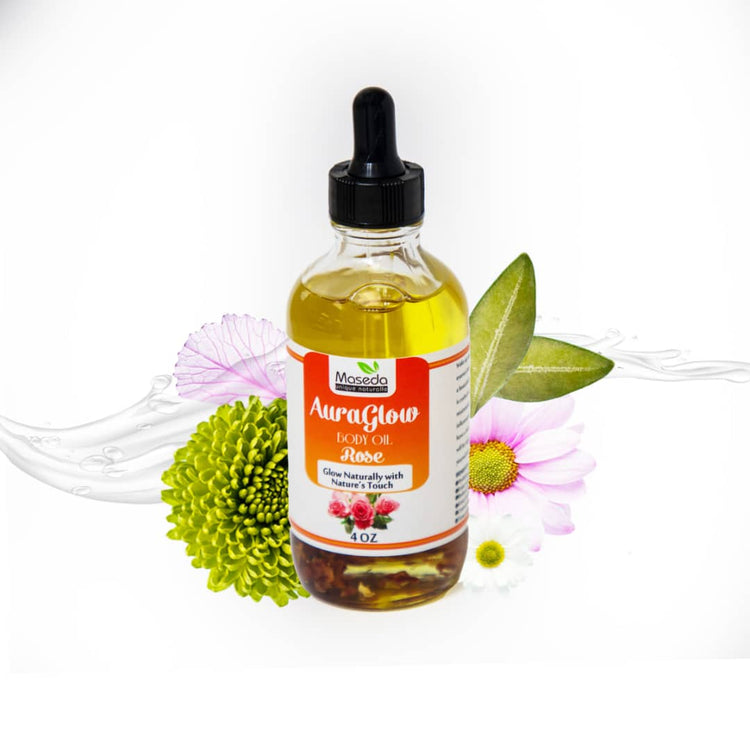 AURAGLOW - ROSE BODY OIL